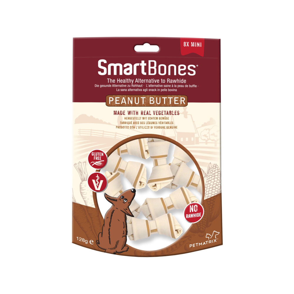 Smartbones Peanut Butter Mini 8 stuks