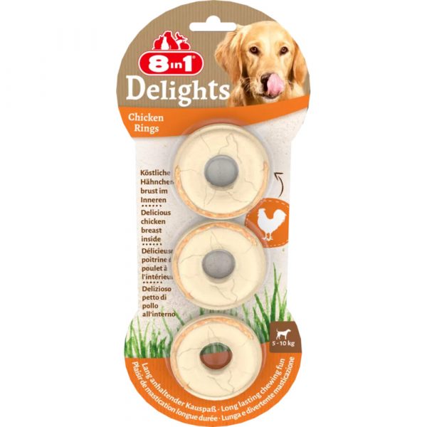 6x 8in1 Delights Rings 3 stuks