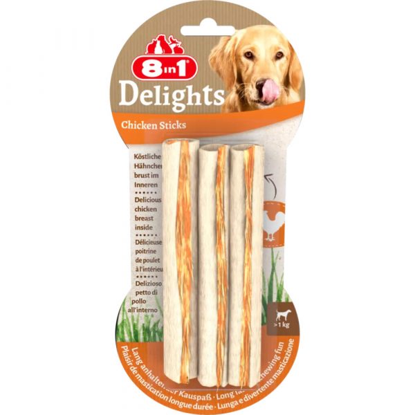 6x 8in1 Delights Sticks 3 stuks