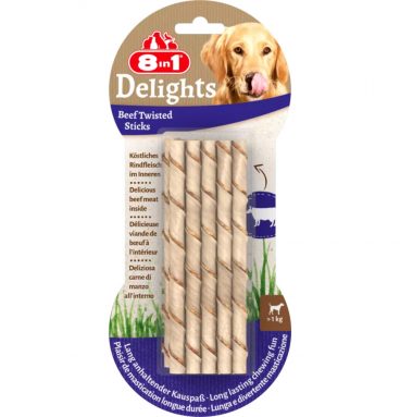 6x 8in1 Delights Twisted Sticks Rund 10 stuks