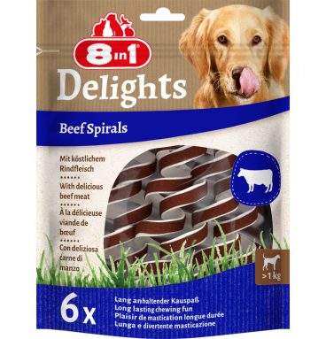 8in1 Spirals Beef 6 stuks