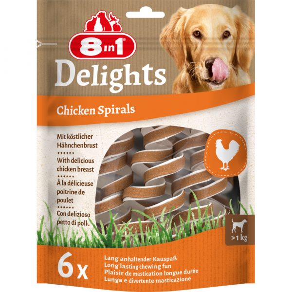 8in1 Spirals Chicken 6 stuks