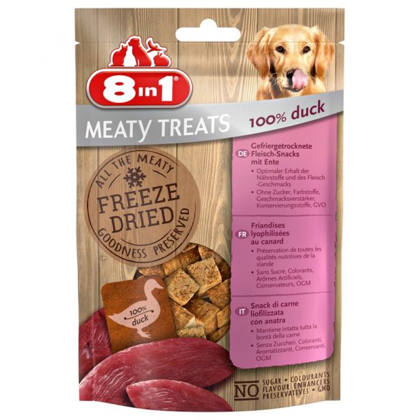 8in1 Meaty Treats Eend 50 gr