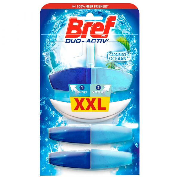 Bref Toiletblok Duo Actief Bleu Ocean 3 stuks