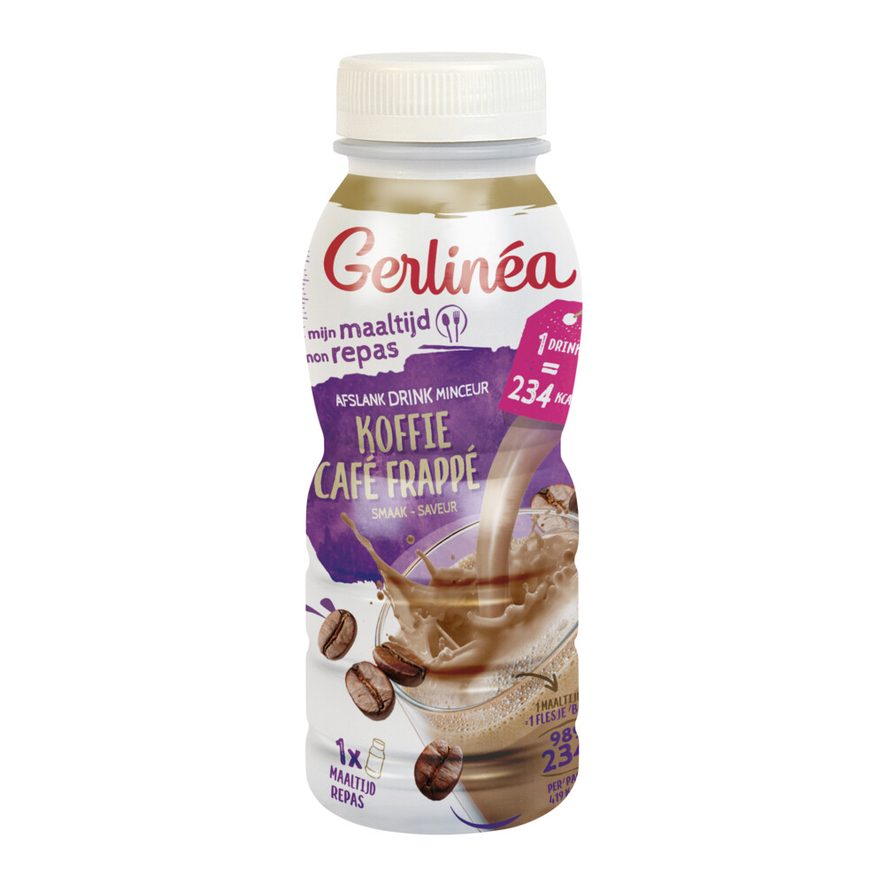 4x Gerlinea Drinkmaaltijd Koffie 236 ml