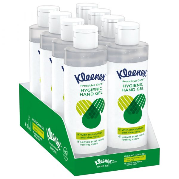 8x Kleenex Hygiënische Handgel Proactive Care 220 ml