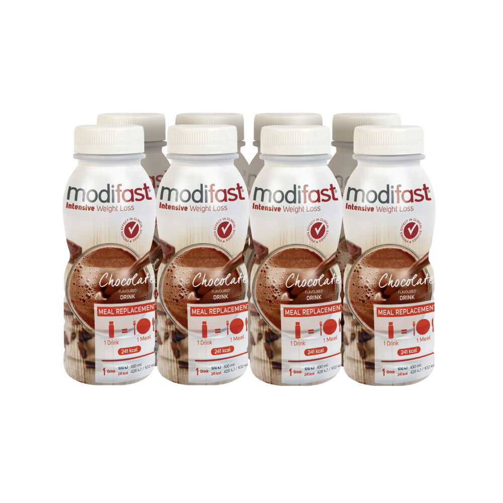 8x Modifast Intensive Drink Chocolade 236 ml