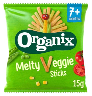 Organix Baby Knabbels 7+ m Groentesticks 15 gr