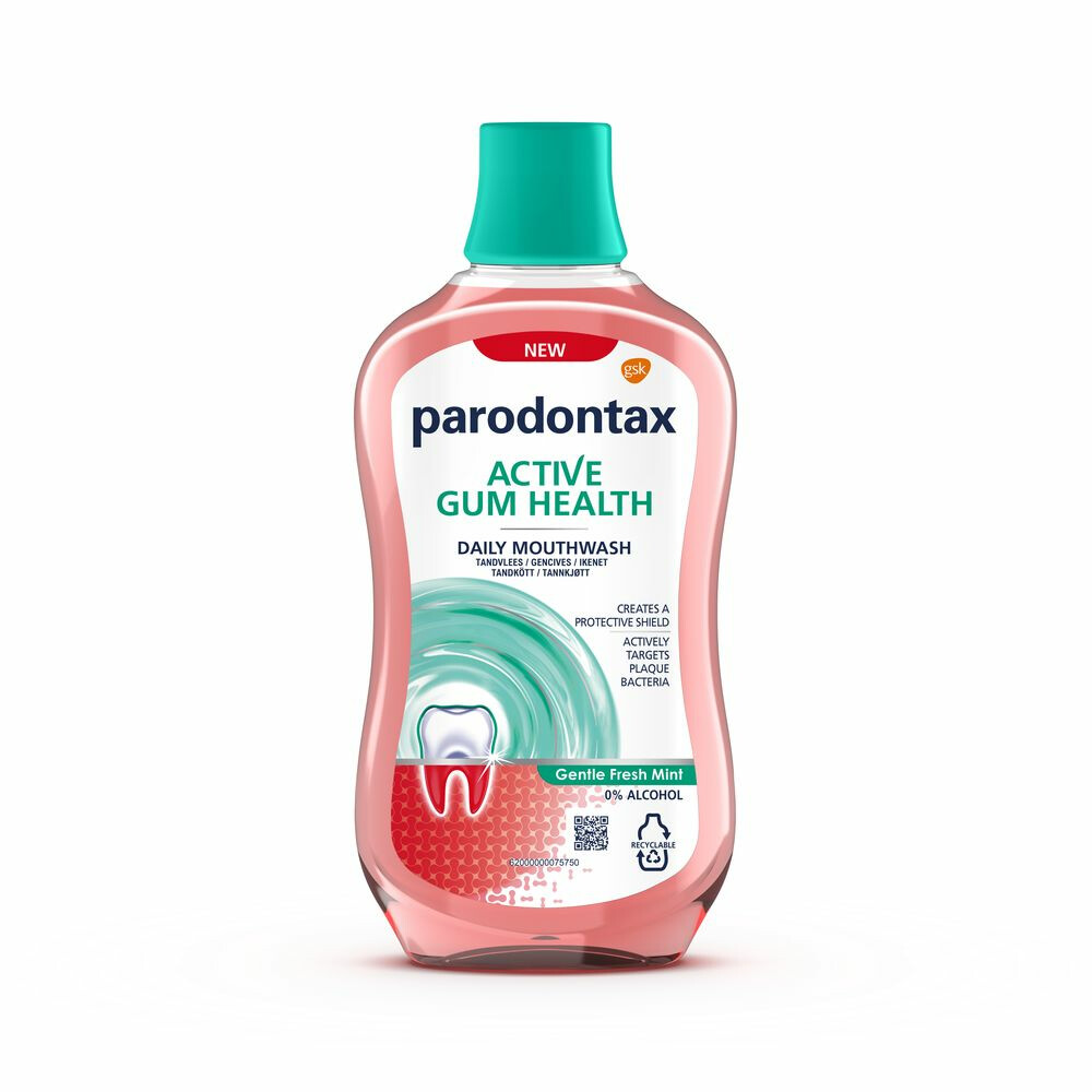 Parodontax Active Gum Health Mondwater Gentle Fresh Mint 500 ml