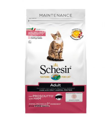 Schesir Kattenvoer Dry Maintenance Ham 400 gr