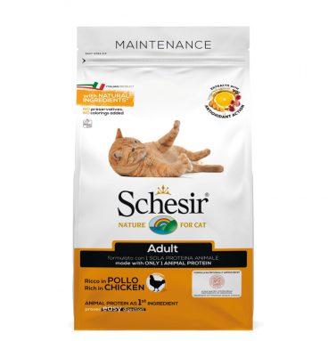 Schesir Kattenvoer Dry Maintenance Kip 400 gr