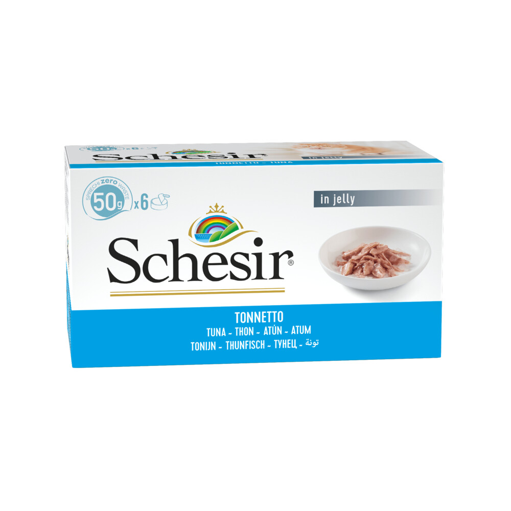 Schesir Kattenvoer Tonijn 6 x 50 gr