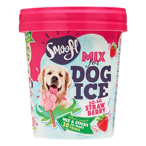 Smoofl Honden IJsmix Aardbei 160 gr