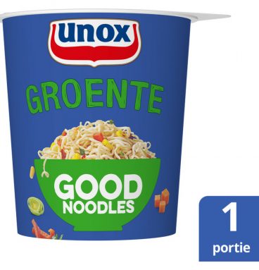 8x Unox Good Noodles Cup Groente 65 gr