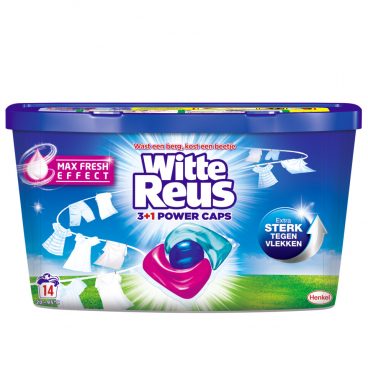 Witte Reus Power Caps Wasmiddelcapsules 14 stuks