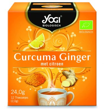 3x Yogi Curcuma Ginger Biologisch 12 stuks