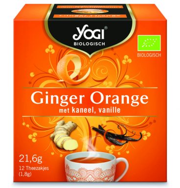 Yogi Ginger Orange Biologisch 12 stuks