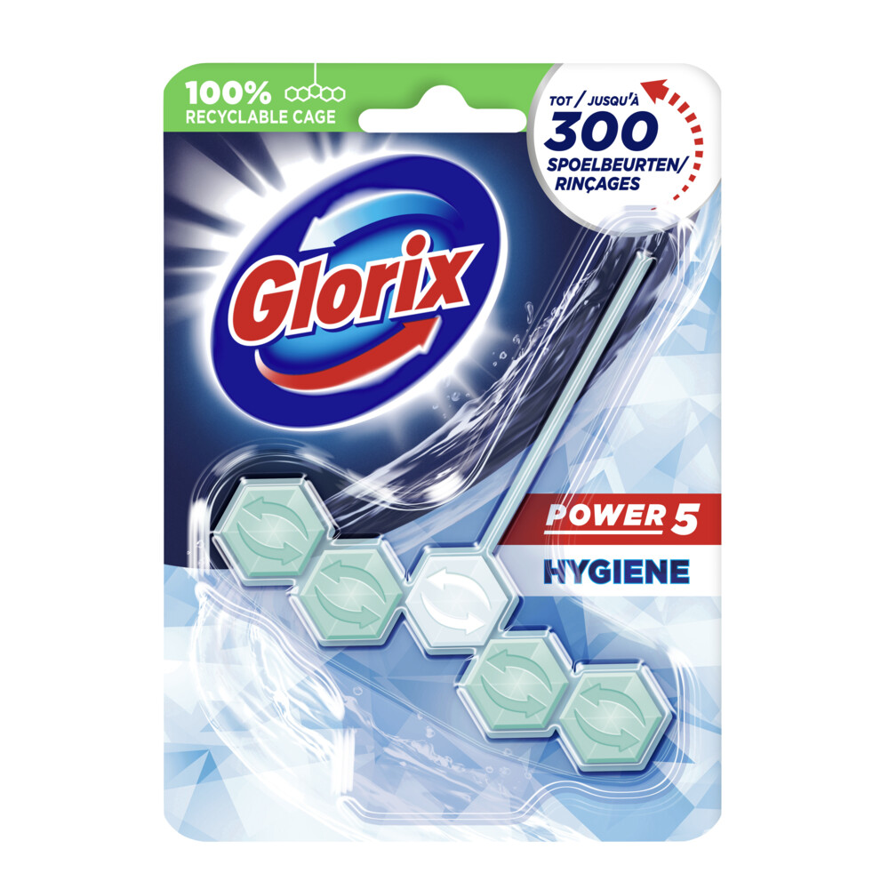 Glorix Toiletblok Power 5 Hygiëne