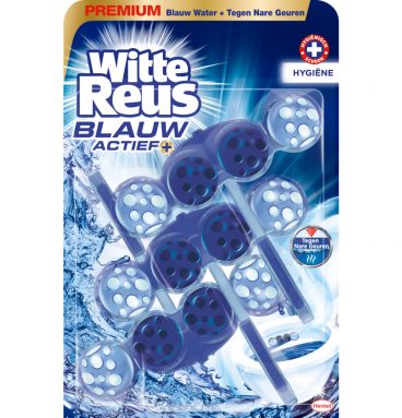 Witte Reus Toiletblok Blauw Actief Hygiene 3 stuks