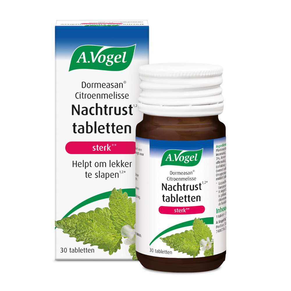 A.Vogel Dormeasan Citroenmelisse Sterk 30 tabletten