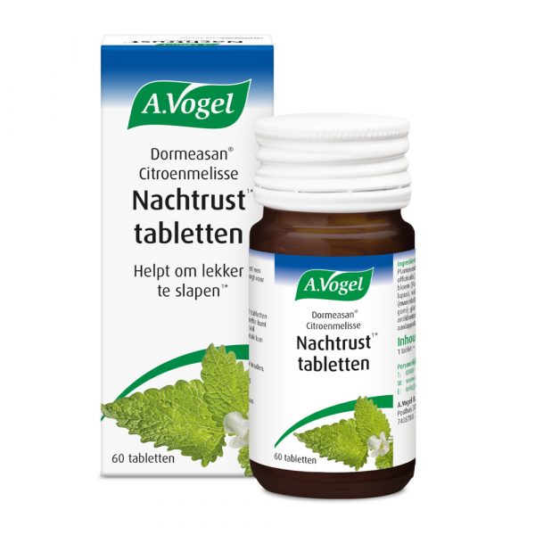 A.Vogel Dormeasan Nachtrust Citroenmelisse 60 tabletten