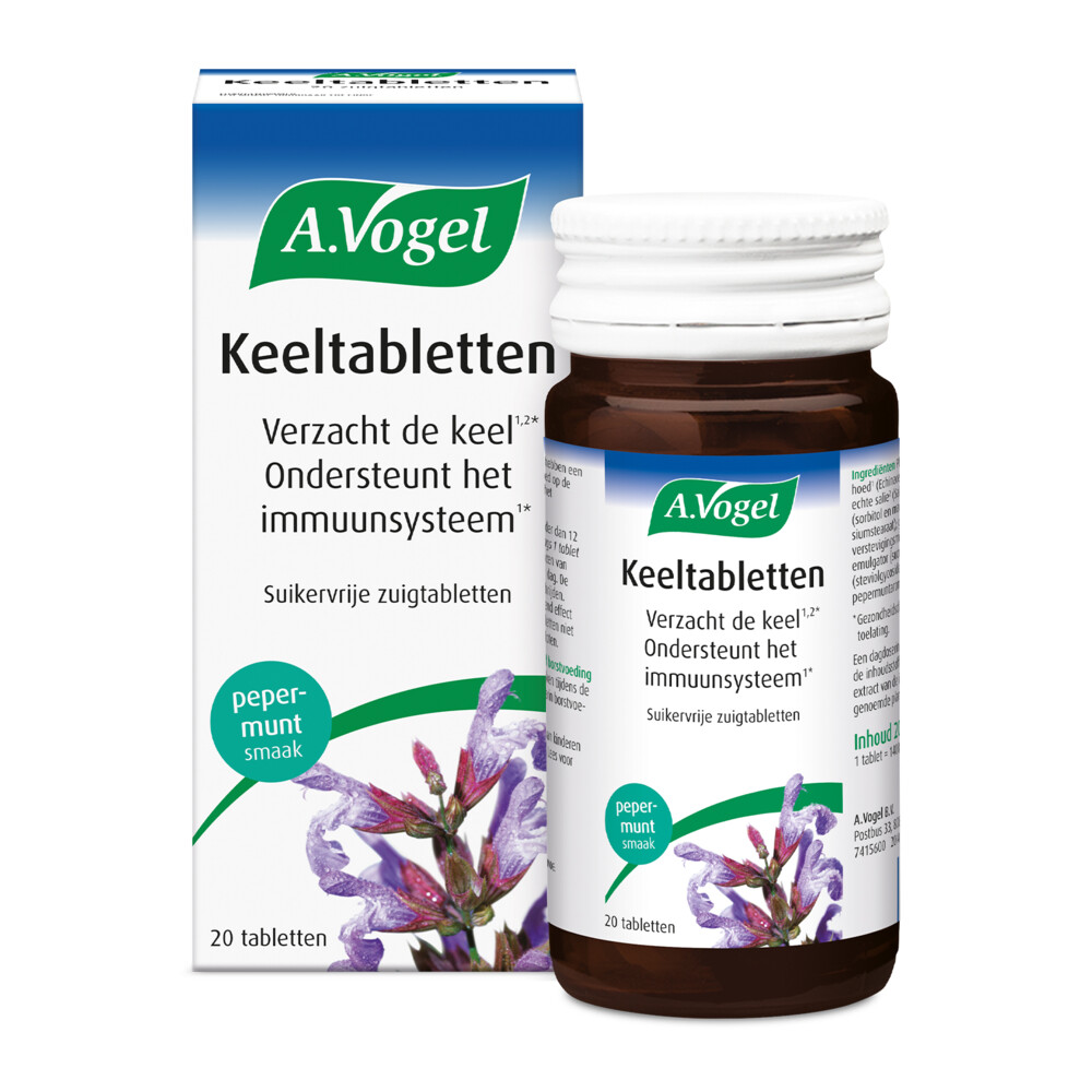 A.Vogel Keeltabletten 20 zuigtabletten