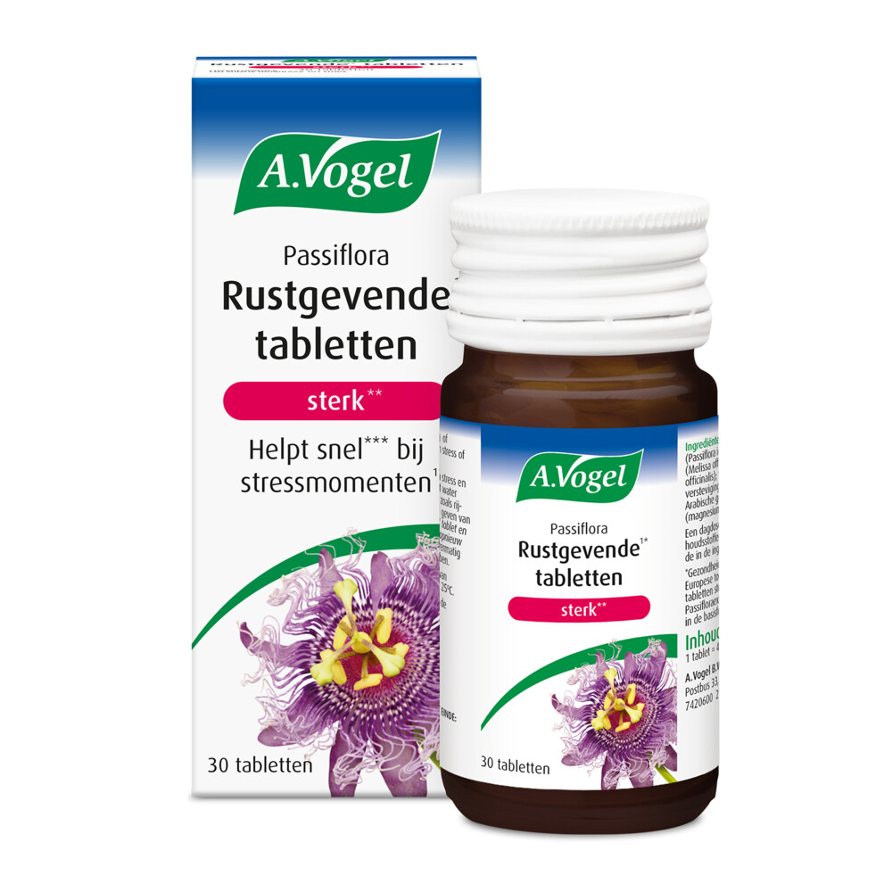 A.Vogel Passiflora Rustgevend Sterk 30 tabletten