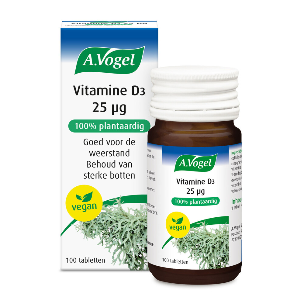 A.Vogel Vitamine D3 25 ug 100 tabletten