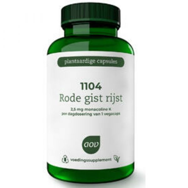 2x AOV 1104 Rode Gist Rijstextract 90 vegacaps