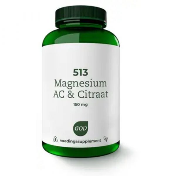 AOV 513 Magnesium AC&Citraat 180 tabletten