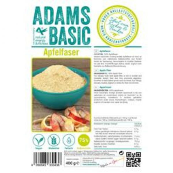 3x Adams Adams Basic Appelvezel 400 gr