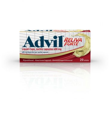 Advil Reliva Forte Liquid-Caps 400 20 capsules