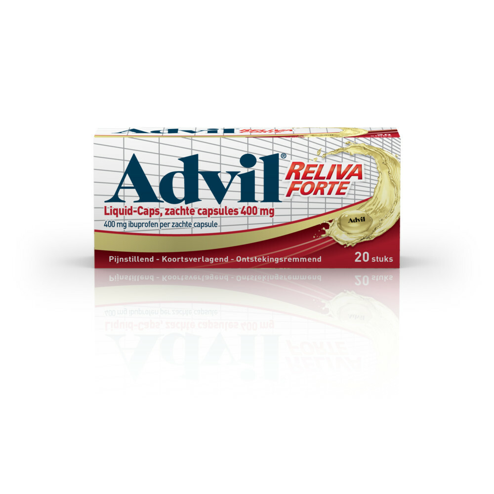 Advil Reliva Forte Liquid-Caps 400 20 capsules