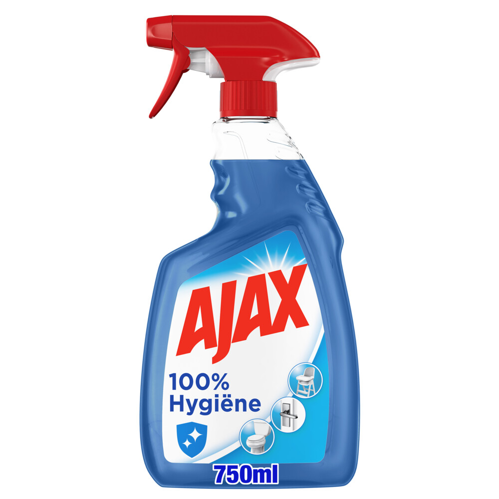 12x Ajax Allesreiniger Spray 100% Hygiëne 750 ml