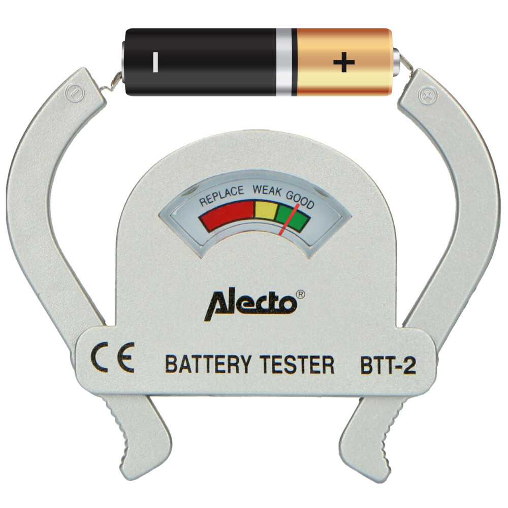 Alecto Batterijtester Compacte en Universele BTT-2