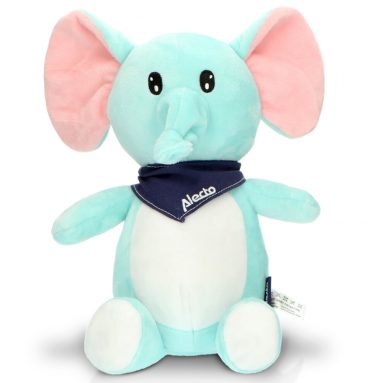 Alecto Knuffel Olifant met Geluid en Nachtlampje