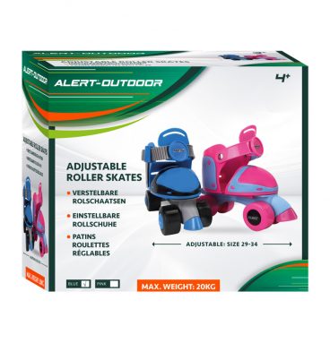 Alert Inline-Skates Verstelbare Rolschaaten Blauw Maat 29-34