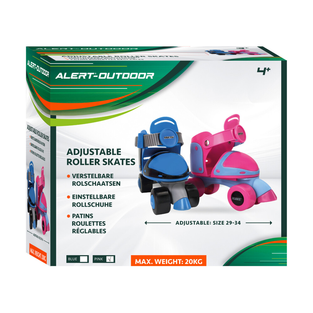 Alert Inline-Skates Verstelbare Rolschaaten Roze Maat 29-35