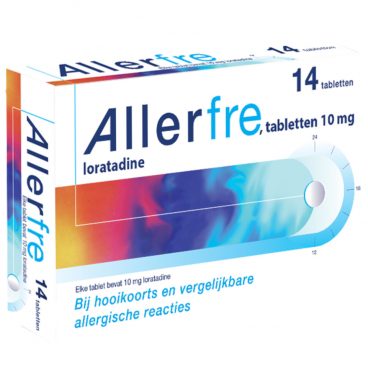 Allerfre Tabletten 10 mg 14 tabletten