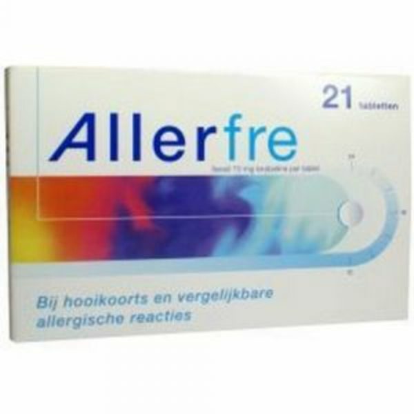 Allerfre Tabletten 10 mg 21 tabletten