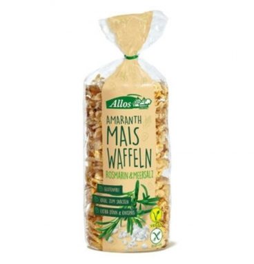 3x Allos Wafels Mais Rosemary Bio 100 gr