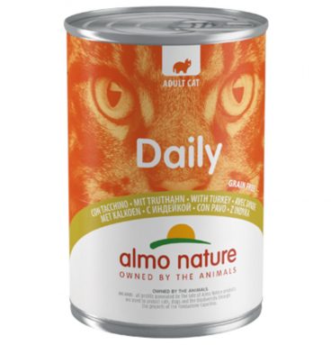 Almo Nature Daily Kattenvoer Kalkoen 400 gr