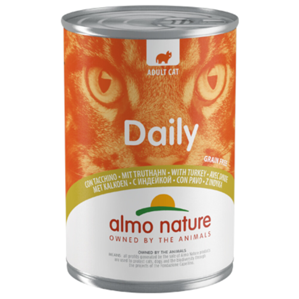 Almo Nature Daily Kattenvoer Kalkoen 400 gr