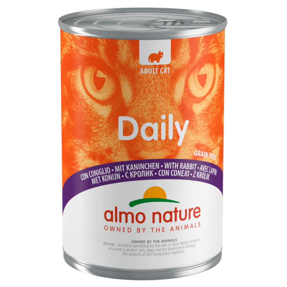 Almo Nature Daily Kattenvoer Konijn 400 gr