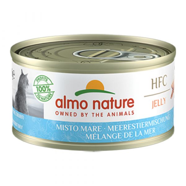 Almo Nature HFC Jelly Kattenvoer Gemengde Zeevis 70 gr