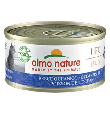 24x Almo Nature HFC Jelly Kattenvoer Oceaanvis 70 gr