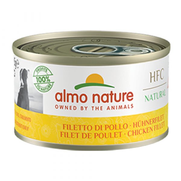 24x Almo Nature HFC Natural Hondenvoer Kipfilet 95 gr