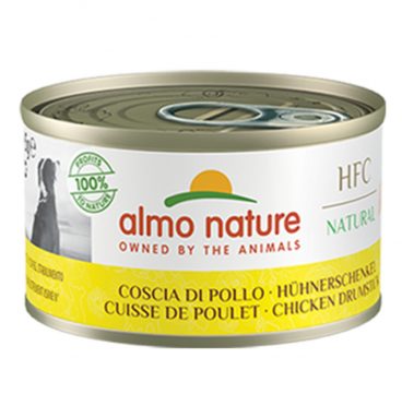 24x Almo Nature HFC Natural Hondenvoer Kippenboutvlees 95 gr