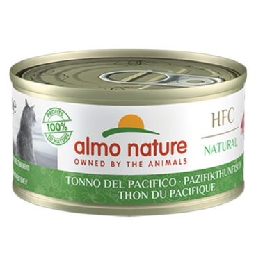 24x Almo Nature HFC Natural Kattenvoer Pacific Tonijn 70 gr