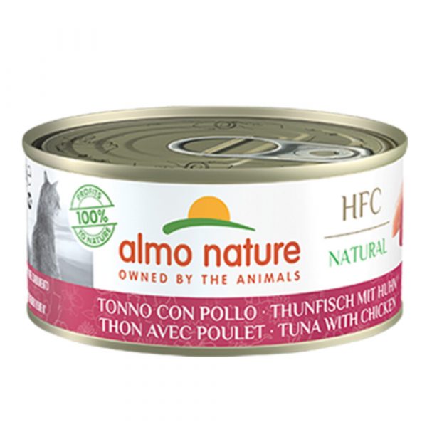 Almo Nature HFC Natural Kattenvoer Tonijn&Kip 150 gr